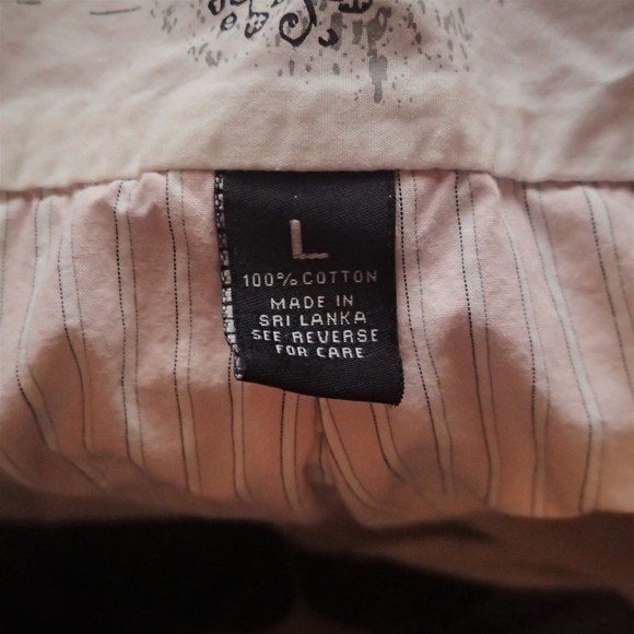 Alab Clothing Company Button Up Pink Shirt w/ Embroidery on Shoulder Size: Large - Picture 5 of 8